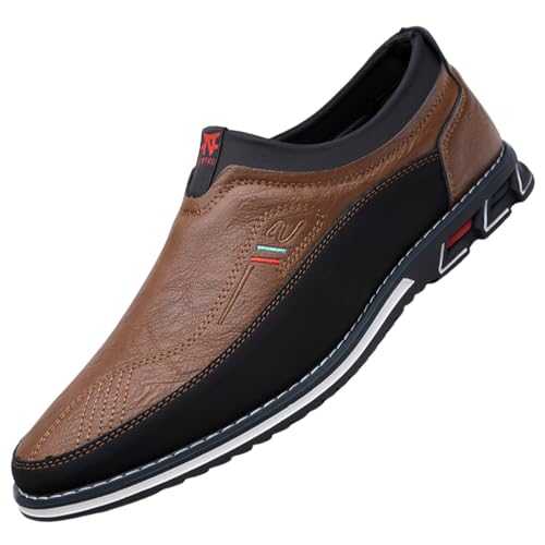 Men's Leather Shoe Casual Golf Shoes Men Loafers Light Weight Sports Shoes Driving Shoes