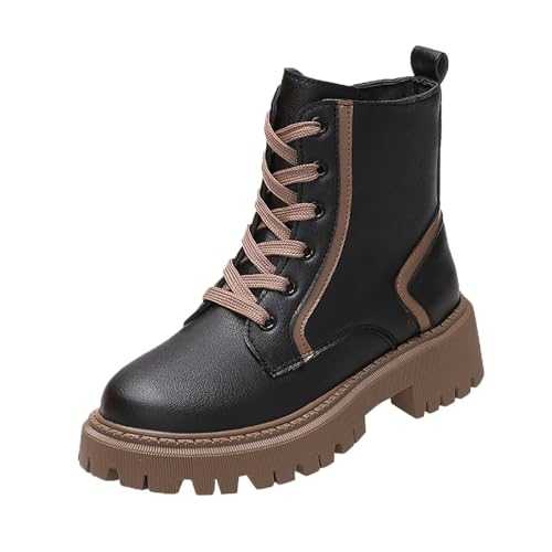 KOUZHAOA Boots Women No Heel Thick Heel Boots High Heels Over Knee Pleated Suede Long Boots Features Low Comfortable Womens Boots