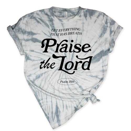 Love in Faith | Praise The Lord | Christian T-Shirts for Women | Faith-Based Apparel | Christian Gifts