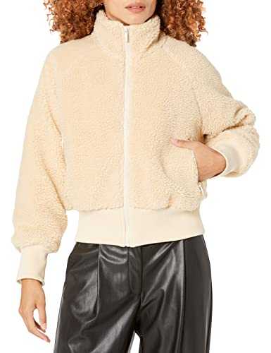 The Drop Women's Lee Sherpa Bomber Jacket
