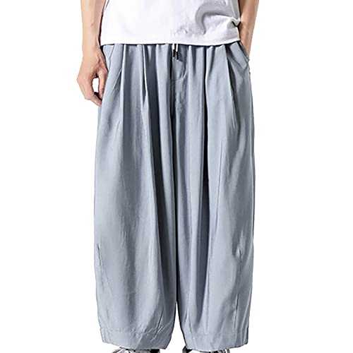 Cargo Trousers Men's Spring Loose Leggings Harem Trousers Large Pretty Fashion Leisure Trousers Fishing Trousers Men's Black Suit Trousers Men's Sports Trousers Men's Short