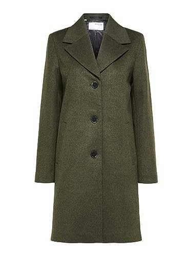 SELECTED FEMME Women's Slfnew Sasja Wool Coat B Noos