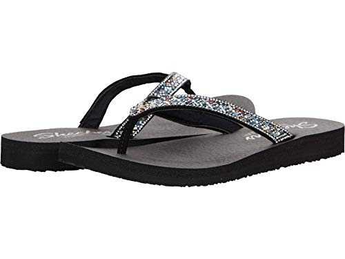 Cali Women's Meditation-Lotus Bae Flip-Flop black Size: 6 UK