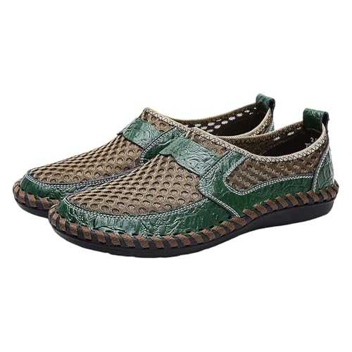 Men's Loafers & Moccasins Slip On Mens Leather Shoes Oxford Shoes Men Mesh Breathable Mens Casual Shoes Smart & Elegant Walking Shoes Driving Shoes Men Fashion & Versatile & Cosy