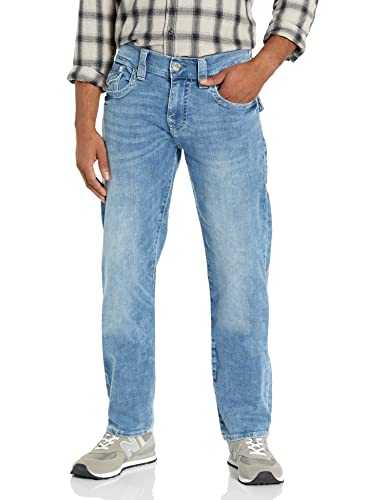True Religion Men's Ricky Straight Fit Flap Pocket Jean
