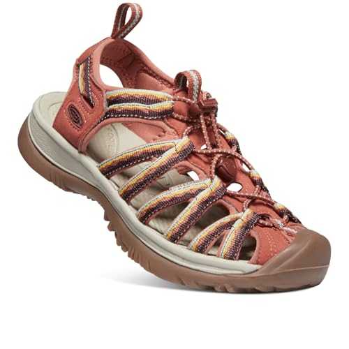 Keen Women's Whisper Sport Sandal, Redwood, 9 UK