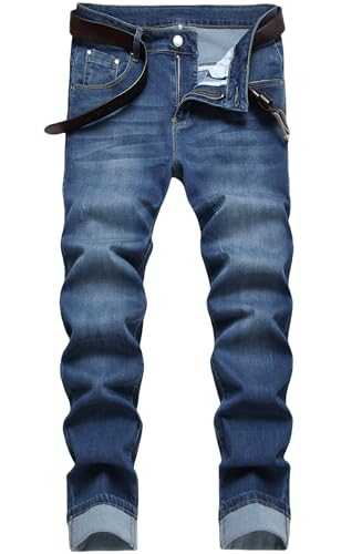 FREDD MARSHALL Men's Skinny Slim Fit Stretch Straight Leg Fashion Jeans Pants