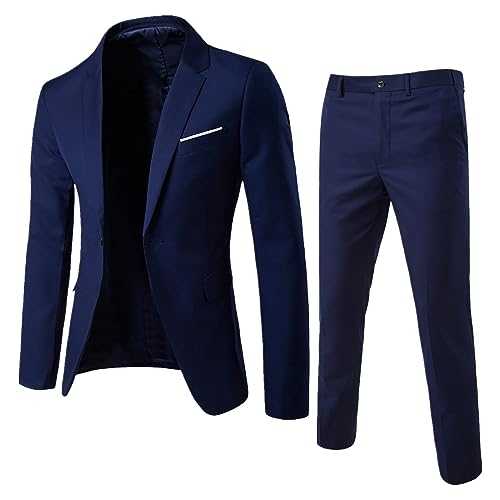 Pants Slim Party 2 Piece Men’s Vest R Business Wedding Suit Suit Men's Coats Small Mens Suit Casual Blazer Suit Jacket Sport Coats & Blazers