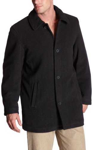 Perry Ellis Portfolio Men's Wool Button Front Coat