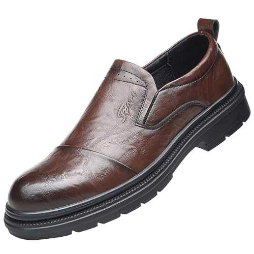 Men's Dress Shoes Clearance Mens Smart Shoes Oxfords Lace Up Shoes Black Formal Shoes Non-Slip Business Shoes Smart Black Shoes for Men UK