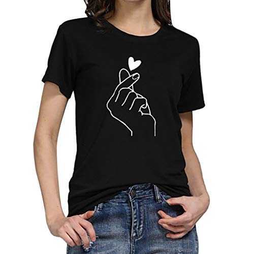 T Shirts for Women UK,Oversized T Shirts for Women,Ladies Tunics,Women Girls Print T-Shirt Casual O-Neck Short Sleeve T Shirt Blouse Tops Women S Shirts Casual