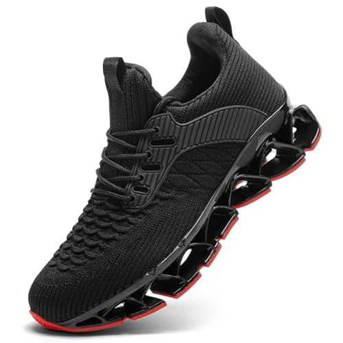 Mens Slip on Walking Running Shoes Blade Tennis Casual Fashion Sneakers Comfort Non Slip Work Sport Athletic Trainer