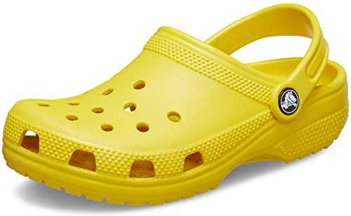 Unisex Klassischer Sockel Clog, Yellow (Sunflower), 8 UK