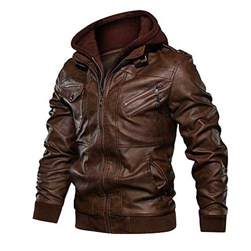Leather Jacket Men Sports Jackets Mens Men's Waterproof Jacket Hooded Windbreaker Denim Jacket Mens Trench Coat Long 4XL Mens Sweaters Sweatshirt No Hood Zipper Hoodies Cardigan Jacket