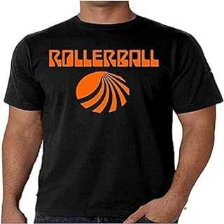 Short Men's Rollerball Sci Fi Movie James Caan Retro Vintage 70'S Cult Film T-Shirt