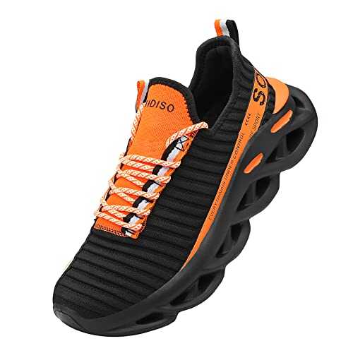 SANNAX Mens Running Shoes Lightweight Fashion Trainers Breathable Sports Sneakers Comfortable Casual Footwear for Man