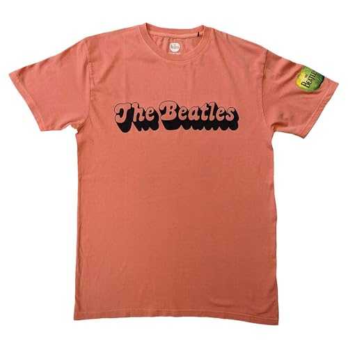 Rock Off officially licensed products The Beatles 70s Retro Logo T Shirt