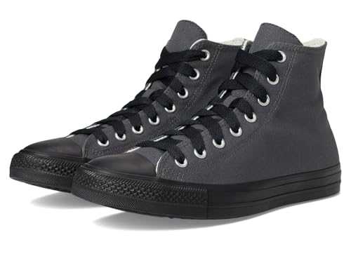 Men's Chuck Taylor All Star High-top Sneaker, Dark Matter/Black/Black, 6.5