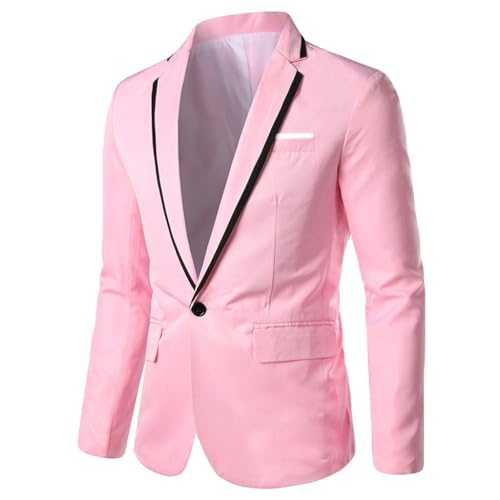 Men'S Casual Blazers | Slim Fit Lightweight Business Suit Jackets One Button Casual Blazers Smart Jacket Mens Blazer Lightweight Suit Jackets Summer Sports Coats for Work Office