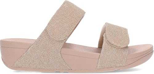 FZ9 Lulu Adjustable Shimmerlux Slides Sandals