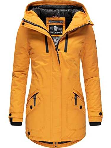 Navahoo Avrille II Women's Winter Parka Jacket with Hood XS-XXL - Yellow - XX-Large