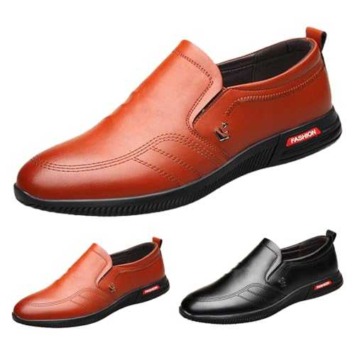 Men's Formal Dress Leather Shoes Lightweight Derby Shoe Men Comfort Insole Oxford Footwear Pointed Toe Leathers Shoes Slip-On Tassel Loafer Business Casual Wedding Footwear Smart Brogue