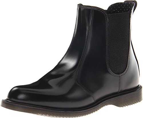 Women's Flora Chelsea Boots, Black Black Polished Smooth 001, 5 UK