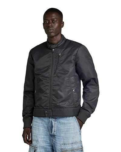 G-Star Men's Biker Jacket, Black (dk black D24281-C143-6484), L