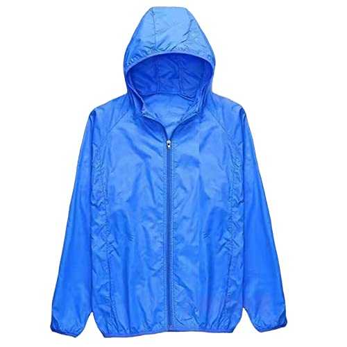 Cocila Men Classic Coat Hooded Sun Clothing Jacket Lightweight Close Fitting Sports Outdoor Long Sleeve Zipper Jacket High Vis Bomber Jacket Mens Denim Jacket XXL
