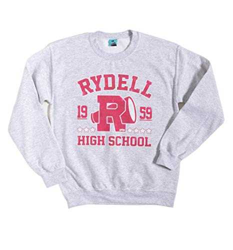 TruffleShuffle Grease Rydell High School Athletic Ash Grey Sweater