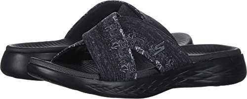 Women's On-The-Go 600-Monarch Slide Sandal, Black, 5 UK