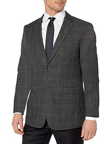 Adam Baker Men's Single Breasted Ultra Slim Fit Wool Blazer/Sport Coat - Many Styles and Colors