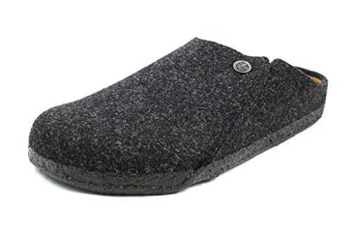 Men's Zermatt Standard Felt Slippers, 35 EU
