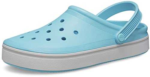 Unisex Platform Crocs Off Court Clog Sandals, Neptune, 7 UK Men / 8 UK Women