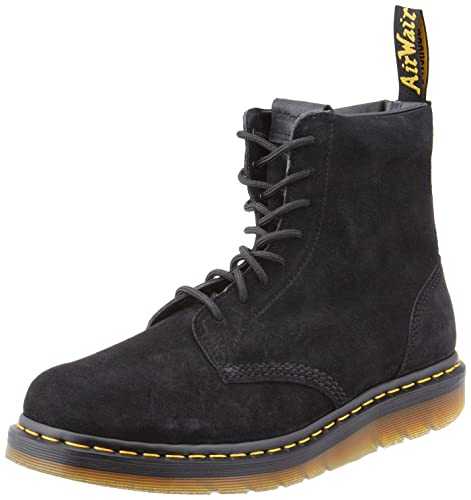 Men's Berman Mb Combat Boot, Black E H Suede, 7 UK