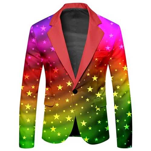 2025 Male Prom Party Suit Solid Color Fashion Sequin Slim Fit Long Sleeve Youth Lapel Casual 50s Fashion Men