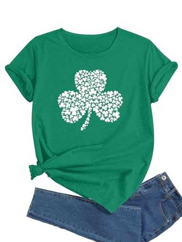 J&DHUASHA Women's T-Shirt Short Sleeve Crewneck Graphic Tees Printed Casual Summer Tops