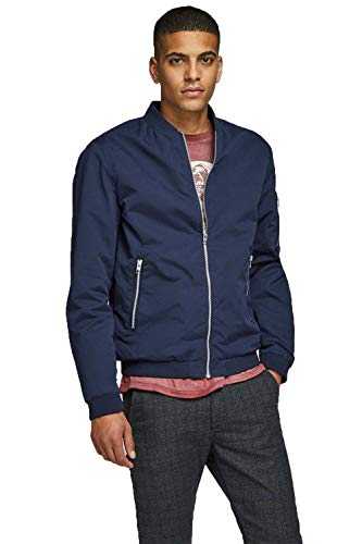 JACK & JONES Mens Rush Bomber Jacket Plus Size