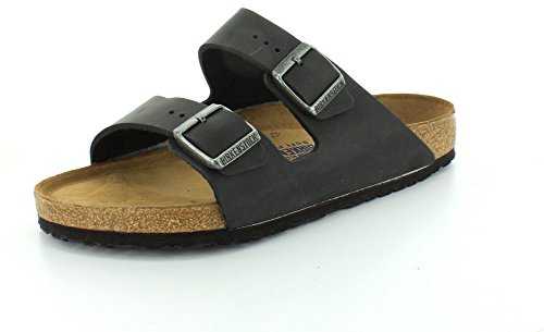 Unisex - Adult Arizona 51061, Birko-Flor Clogs & Mules (Regular), Black Oil, 9 UK