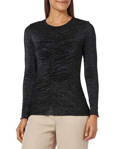 BOSS Women's C_emeela_Glitter Jersey top