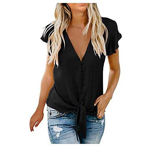 Valentines Costume - Women Shirt Deep V Neck Casual Casual Fit Blouses