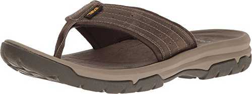 Men's Langdon Flip Sandal, Walnut, 15 Medium US