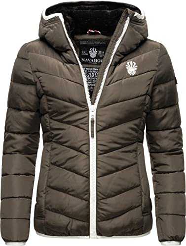 Navahoo Elva Women's Winter Jacket Quilted Jacket XS-XXL, anthracite, S