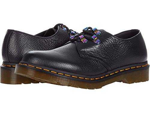 1461 Iridescent Hardware Shoes Black Milled Nappa Leather UK 3 (US Women's 5) M