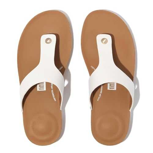 Women's Iqushion Leather Toe-Post Sandals