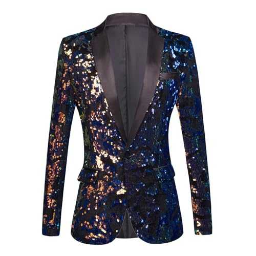 Two Piece Suit Men Mens Sequin Suit Stage Performance Suit Nightclub Suit Bar DJ Coat Suit Mens Suit Set