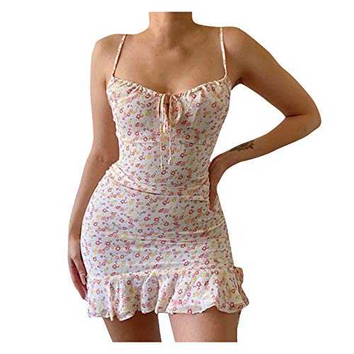 AMDOLE Linen Dresses for Women UK Fashion Dress Summer Floral Dress Women's Dress Women Dresses