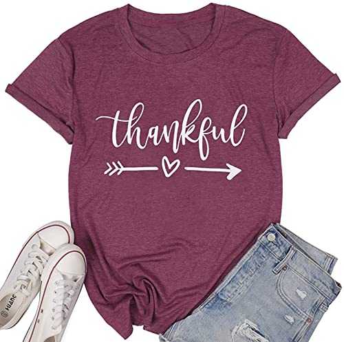 Women’s T Shirts Short Sleeve Summer Tops Printed Fit Tunic Comfy Tee Funny Shirts Vacation Casual Blouse