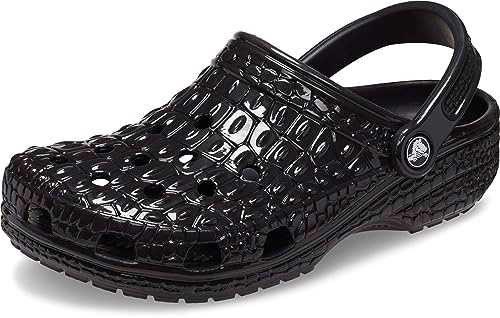 Unisex-Adult Classic Crocskin Clogs