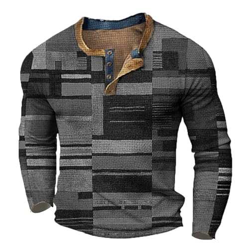 Cocila Work Shirts for Men Button T Shirt Fashion Casual Smart Casual Shirts for Men Thermal T Shirts for Men UK XL Polo Shirts for Men Yellow T Shirt Long Sleeve